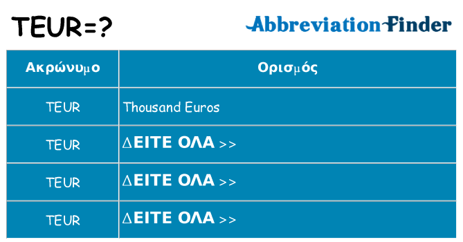 Τι σημαίνει teur ηρεμήσει