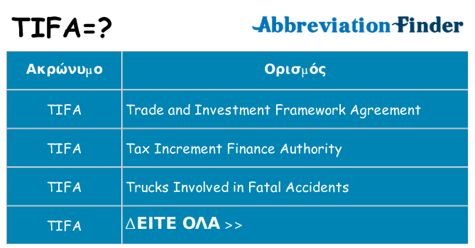 Τι σημαίνει tifa ηρεμήσει
