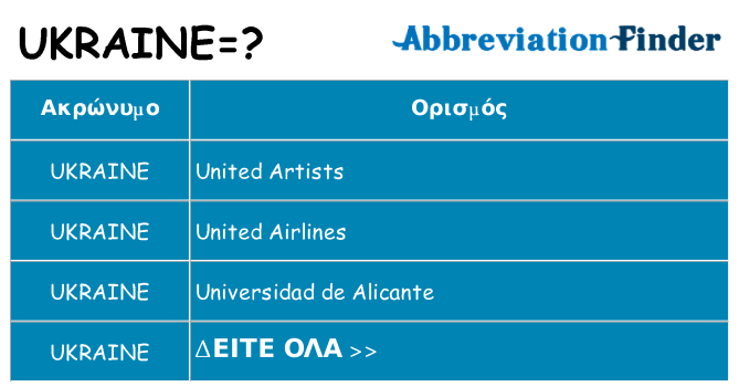 Τι σημαίνει ukraine ηρεμήσει