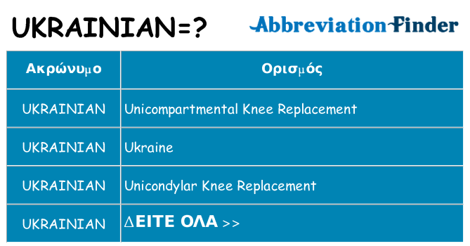 Τι σημαίνει ukrainian ηρεμήσει