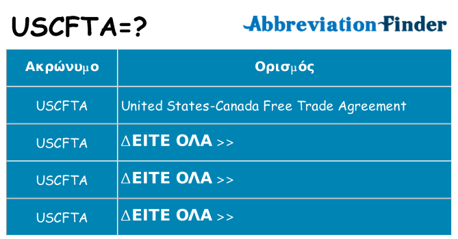 Τι σημαίνει uscfta ηρεμήσει