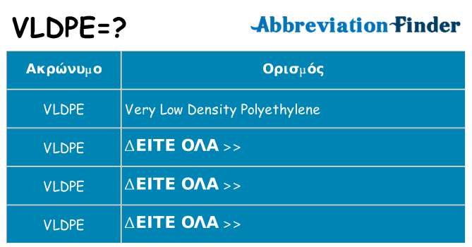 Τι σημαίνει vldpe ηρεμήσει