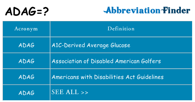 What does adag stand for