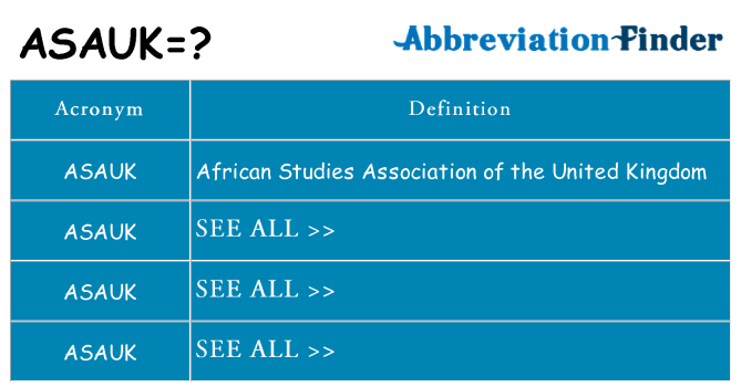 What does asauk stand for