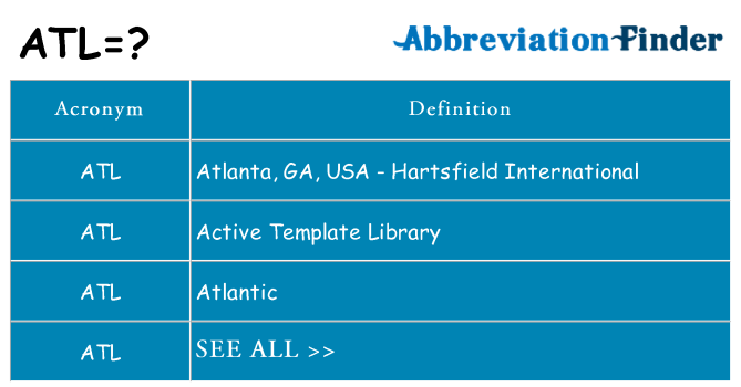 What does atl stand for