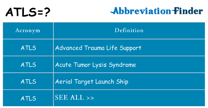 What does atls stand for