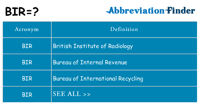 What Does BIR Mean certificates-and-licenses-job-employment-services