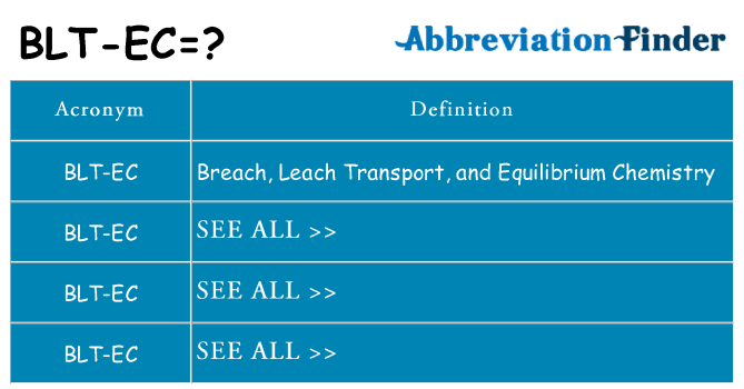 What does blt-ec stand for