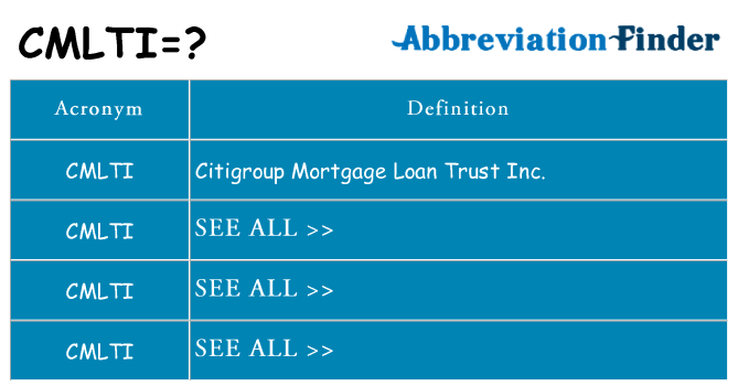 What does cmlti stand for