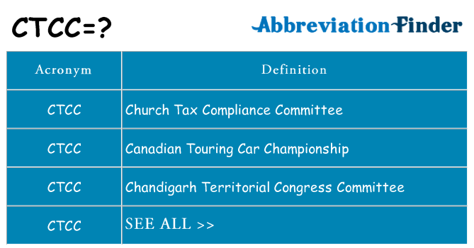 What does ctcc stand for