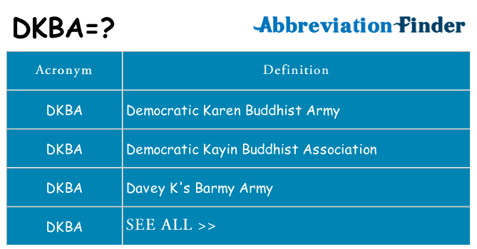 What does dkba stand for