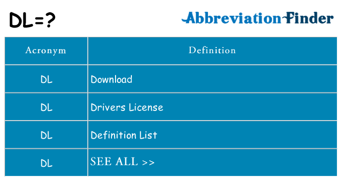 What does cheap dl mean
