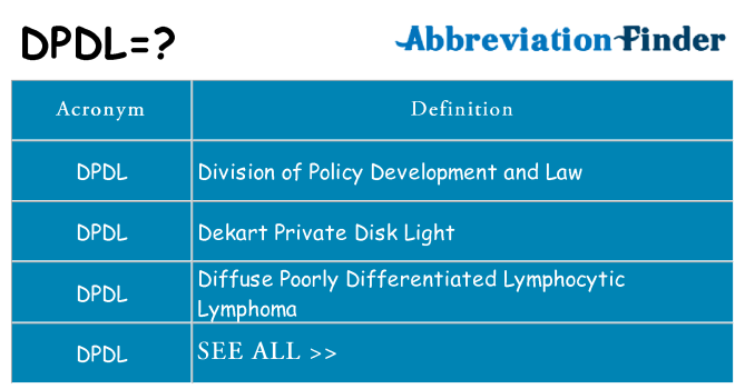 What does dpdl stand for