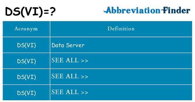 What does dsvi stand for