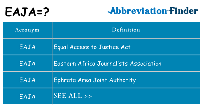 What does eaja stand for
