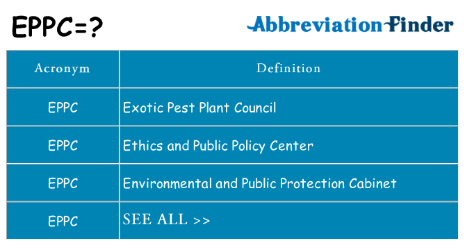 What does eppc stand for