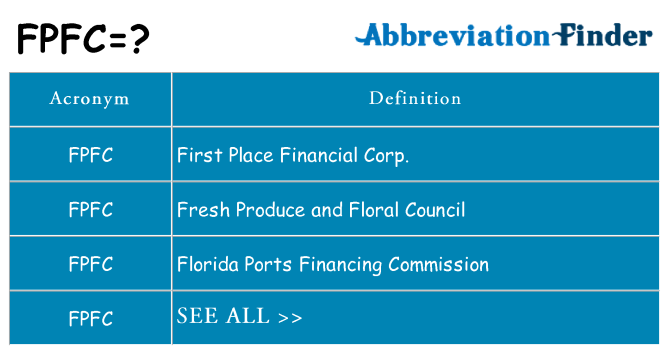 What does fpfc stand for