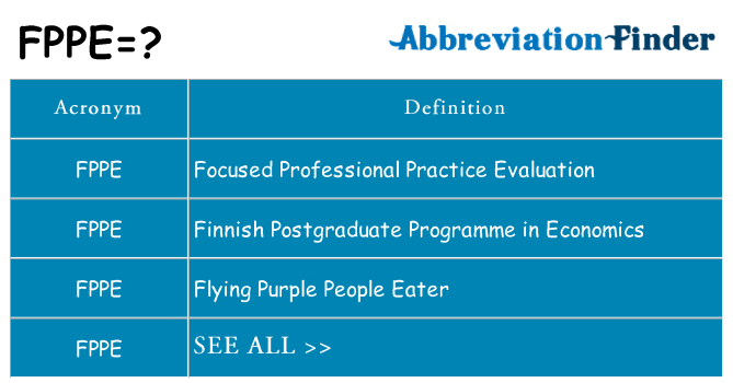 What does fppe stand for