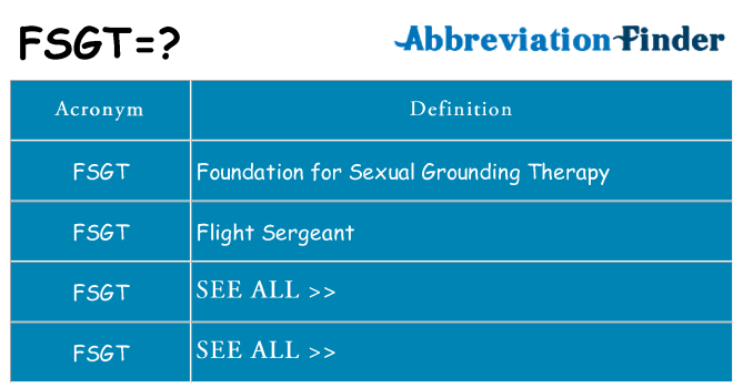 What does fsgt stand for