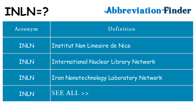 What does inln stand for