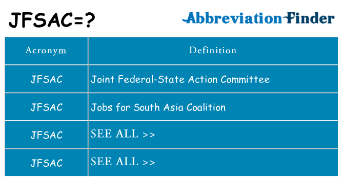 What does jfsac stand for