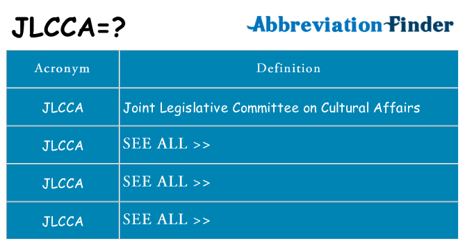What does jlcca stand for