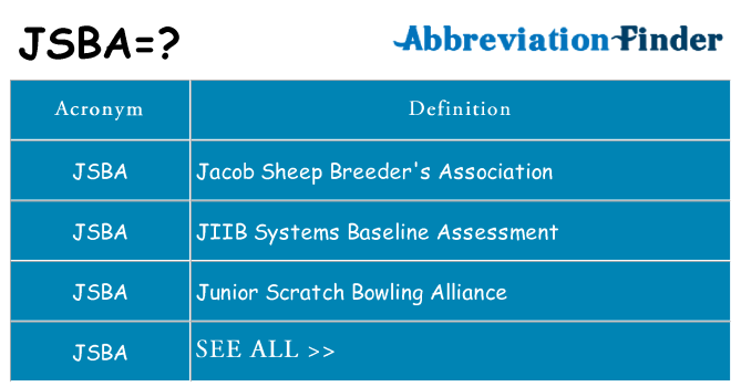 What does jsba stand for