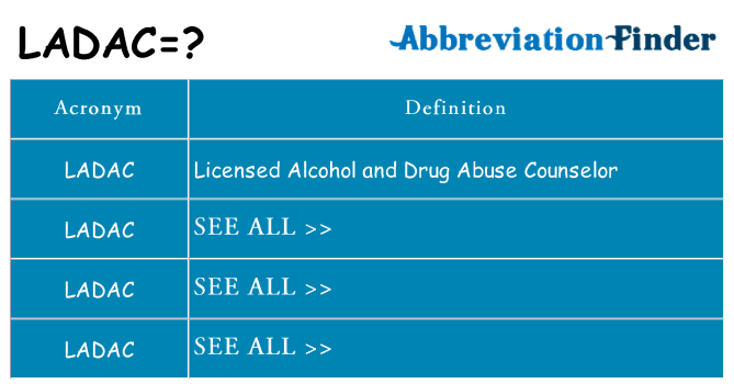 What does ladac stand for