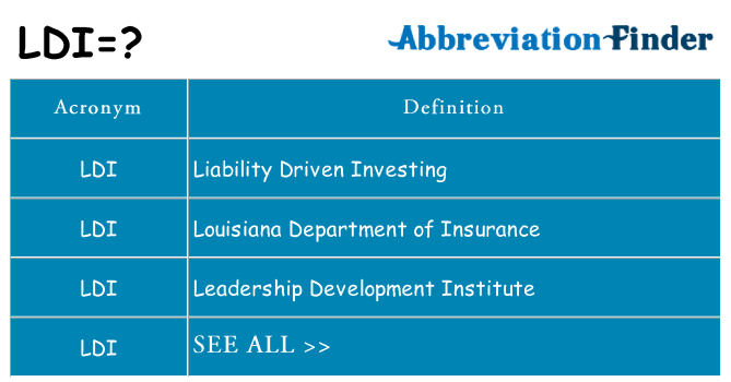 What does ldi stand for