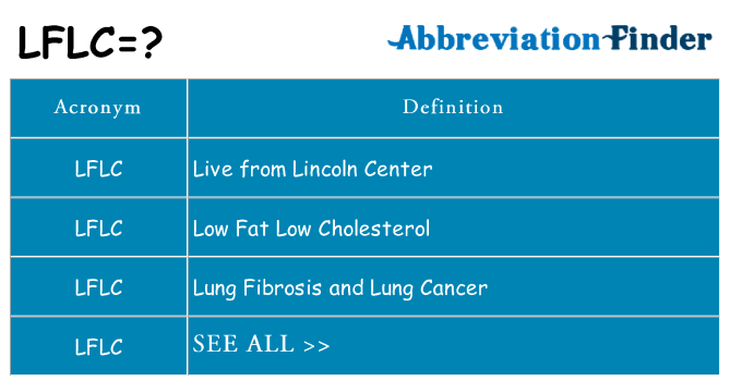 What does lflc stand for