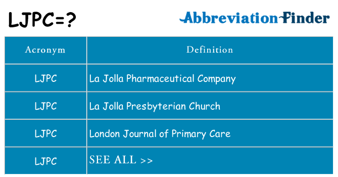 What does ljpc stand for