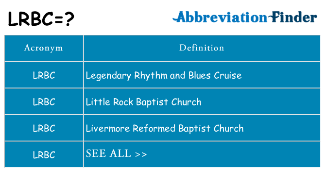 What does lrbc stand for