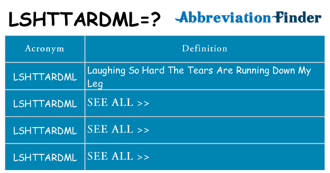 What does lshttardml stand for