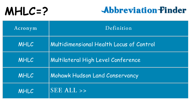 What does mhlc stand for