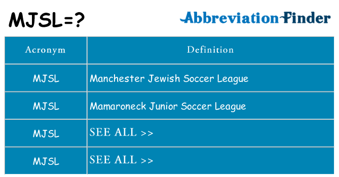 What does mjsl stand for
