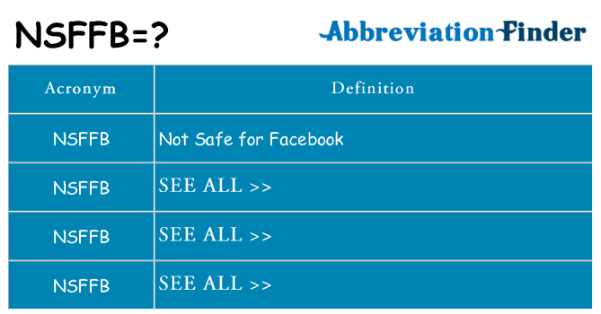 What does nsffb stand for