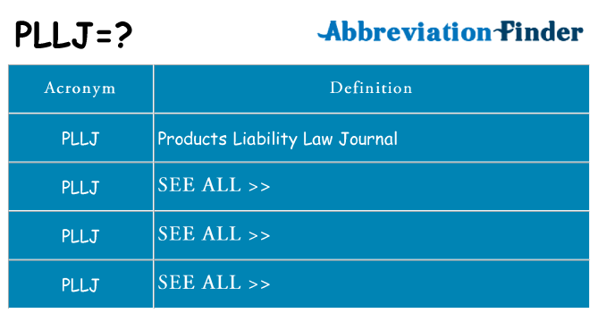 What does pllj stand for