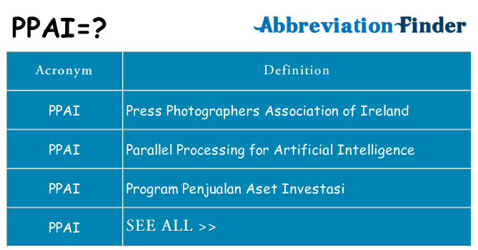 What does ppai stand for