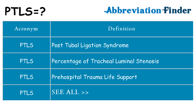 What does ptls stand for