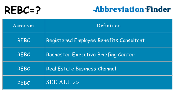 What does rebc stand for