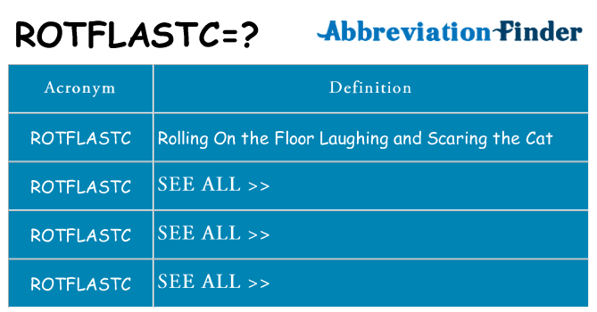 What does rotflastc stand for