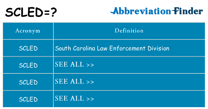 What does scled stand for