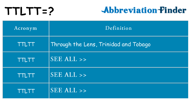 What does ttltt stand for