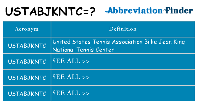 What does ustabjkntc stand for