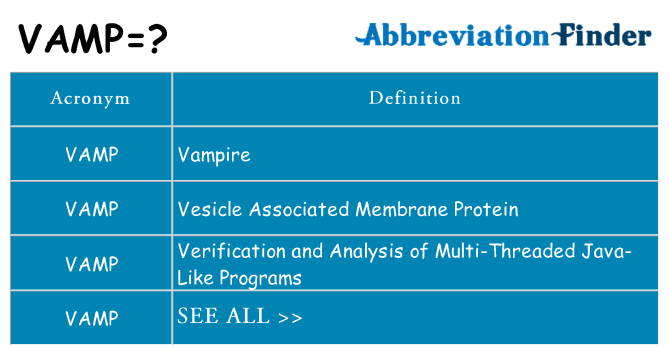 What does vamp stand for