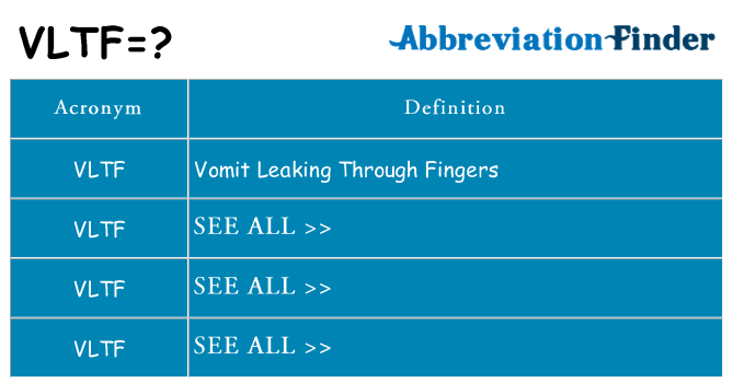 What does vltf stand for