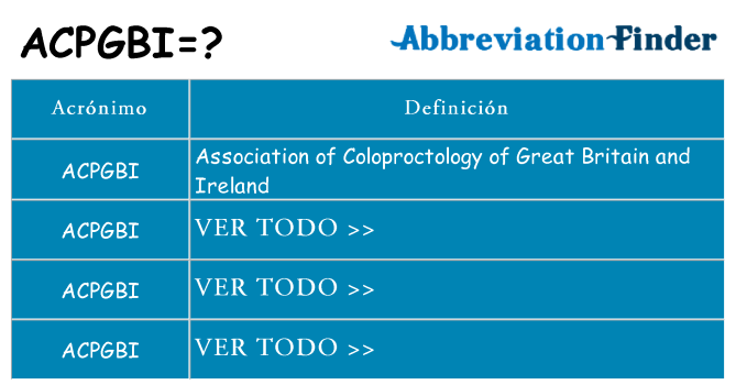 ¿Qué quiere decir acpgbi