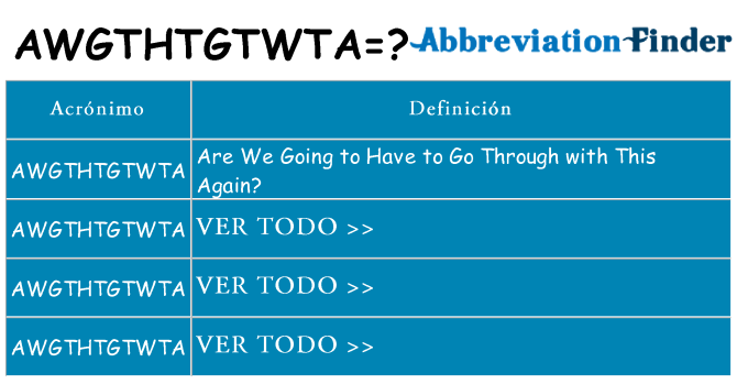 ¿Qué quiere decir awgthtgtwta