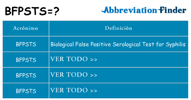 ¿Qué quiere decir bfpsts