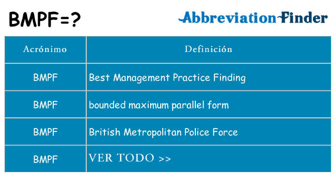¿Qué quiere decir bmpf